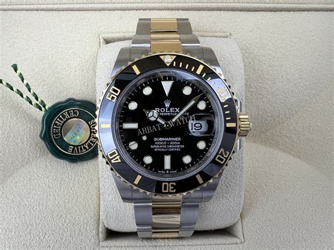 rolex bicolor|rolex submariner black tie.